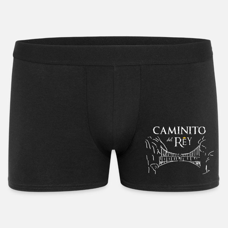 Caminito (dunkel) - Männer Boxer Shorts - Schwarz