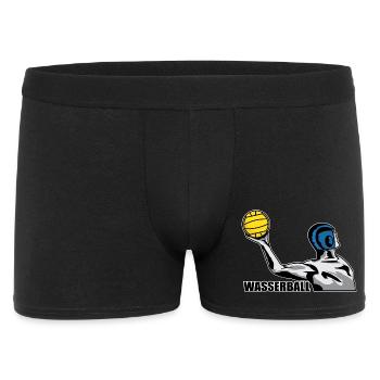 Wasserball - Männer Boxer Shorts - Schwarz - Vorne