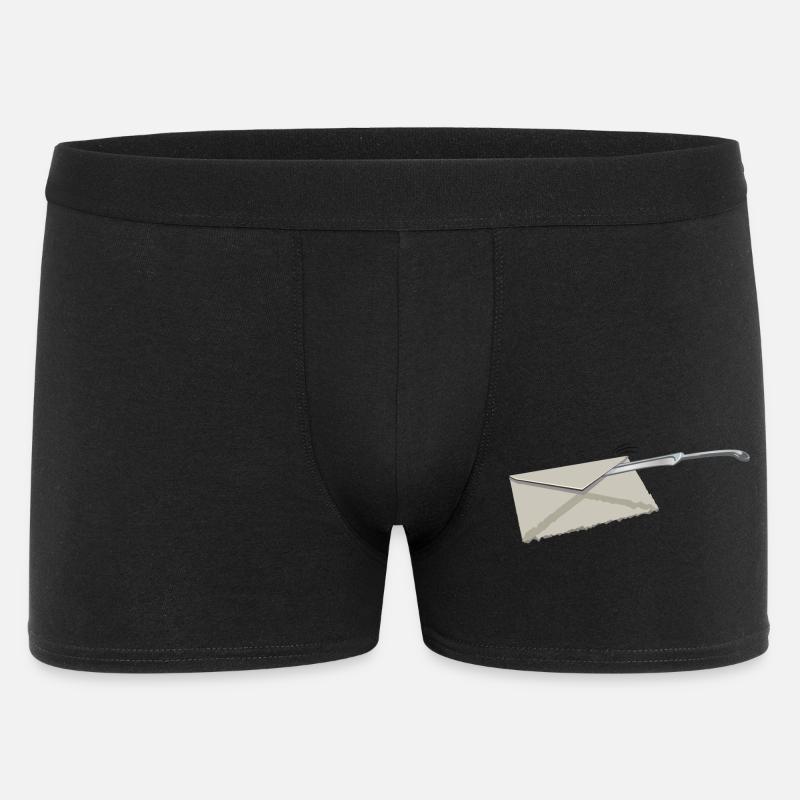 letter opener | Brieföffner - Männer Boxer Shorts - Schwarz
