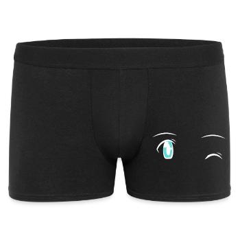 Otakumotive, manga augen - Männer Boxer Shorts - Schwarz - Vorne