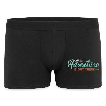 L’aventure est là-bas - Boxer Homme - noir - Devant