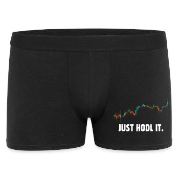 Just hold it bitcoin - Boxer Homme - noir - Devant