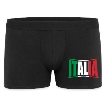 t-shirt Italy flag Italy Italien Italie - Men's Boxer Shorts - black - Front