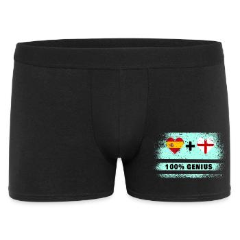 L’Espagne et l’Angleterre drasent 100% génie - Boxer Homme - noir - Devant