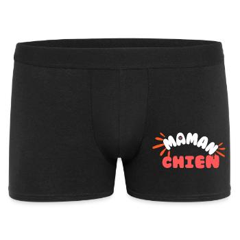 Maman Chien Pattes Joyeuses - Boxer Homme - noir - Devant