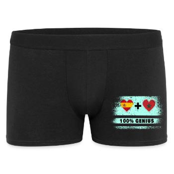 L’Espagne et le Maroc font preuve de génie à 100% - Boxer Homme - noir - Devant