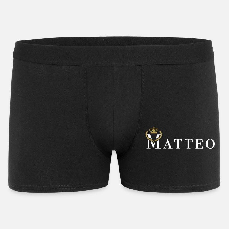 Matteo royal - vector graphics - Men's Boxer Shorts - black