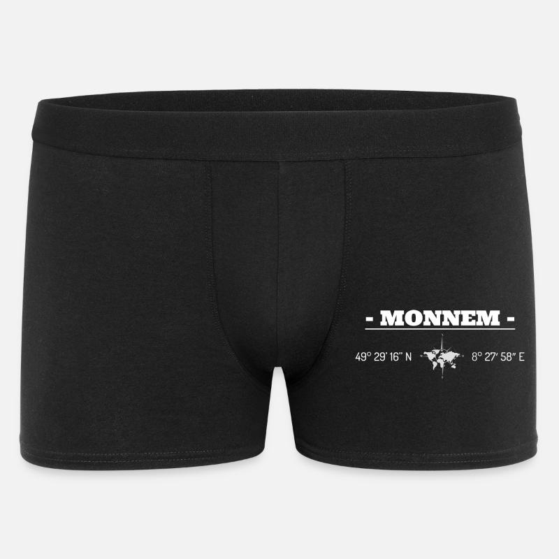 Coordonnées Monnem Mannheim - Boxer Homme - noir
