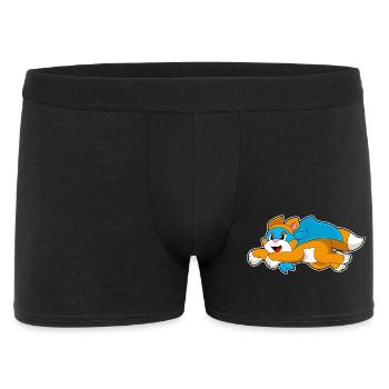 Cape de Super-héros Chat - Boxer Homme - noir - Devant