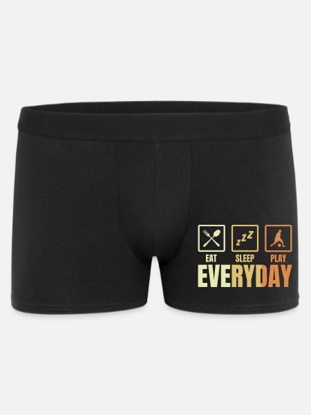 Basketballer Täglicher Zeitplan - Männer Boxer Shorts - Schwarz