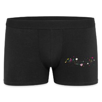 Zarte Lieblingsmensch Kalligrafie für Valentinstag - Männer Boxer Shorts - Schwarz - Vorne