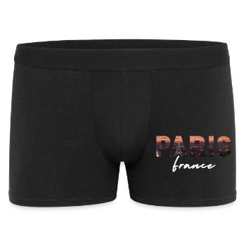 Paris Nights Skyline - Men's Boxer Shorts - black - Front