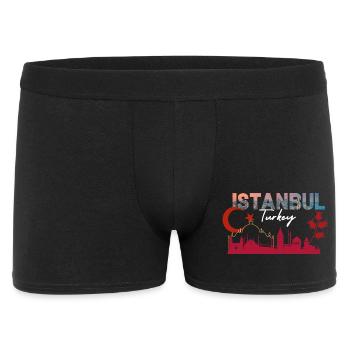 Istanbul Skyline Silhouette - Men's Boxer Shorts - black - Front