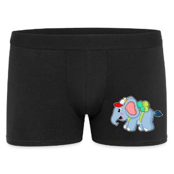 Elephant Student Backpack School - Men's Boxer Shorts - black - Front