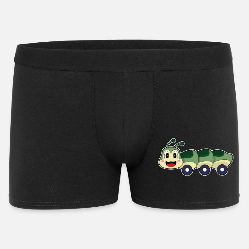 Raupe Auto - Männer Boxer Shorts - Schwarz