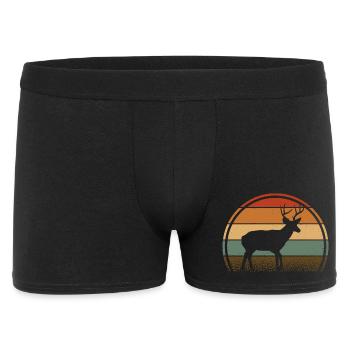 Cerf - Boxer Homme - noir - Devant