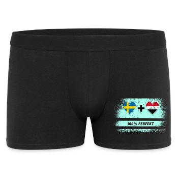 Iraq and Sweden 100% Perfect / Gift - Men's Boxer Shorts - black - Front