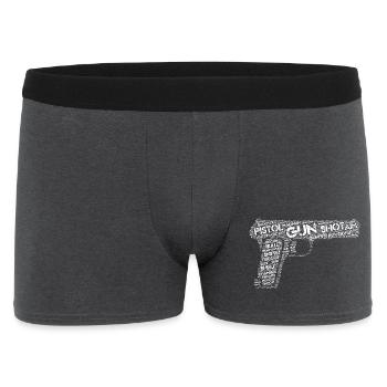 Pistol Gun - Men's Boxer Shorts - charcoal grey - Front