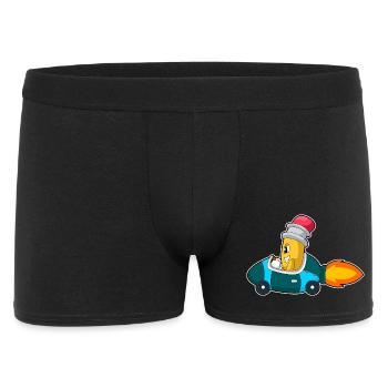 Pencil Car - Men's Boxer Shorts - black - Front