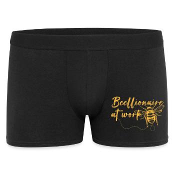 Beellionaire at Work - Men's Boxer Shorts - black - Front