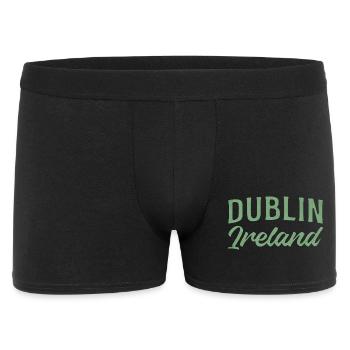 Dublin Ireland Vintage Font - Men's Boxer Shorts - black - Front