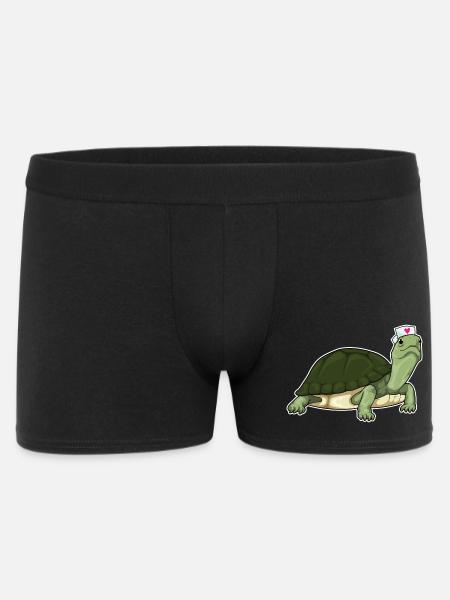 Turtle Nurse - Men's Boxer Shorts - black