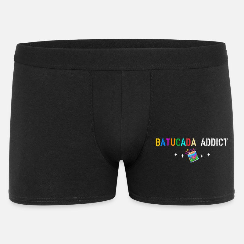 Batucada-Süchtige - Männer Boxer Shorts - Schwarz