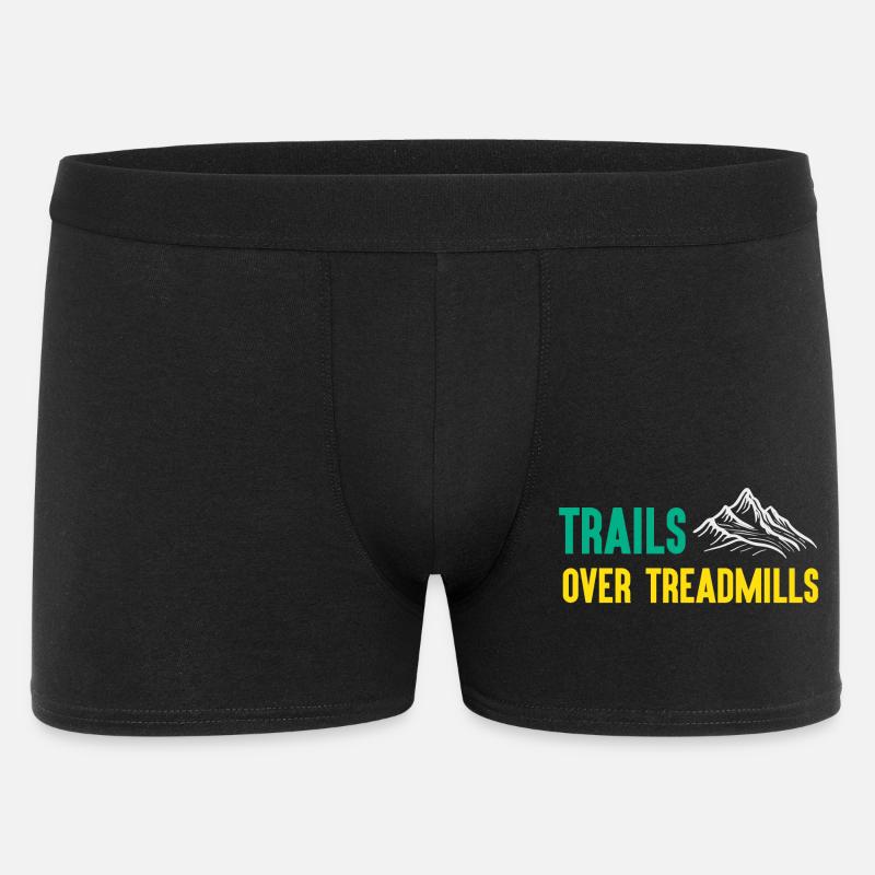 Trail Running - Sentiers sur tapis roulants - Boxer Homme - noir