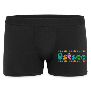 Ostsee - Männer Boxer Shorts - Schwarz - Vorne