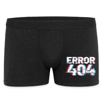 Erreur 404 Glitch - Boxer Homme - noir - Devant
