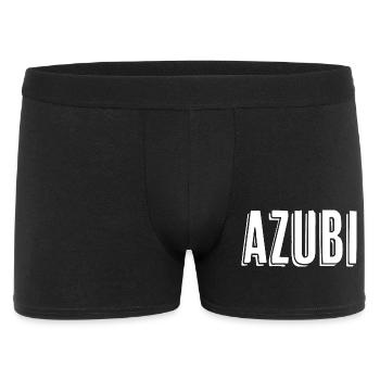 Azubi Tshirt Geschenkidee 23 - Männer Boxer Shorts - Schwarz - Vorne