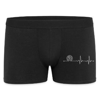Pulse Ring Line Art - Men's Boxer Shorts - black - Front