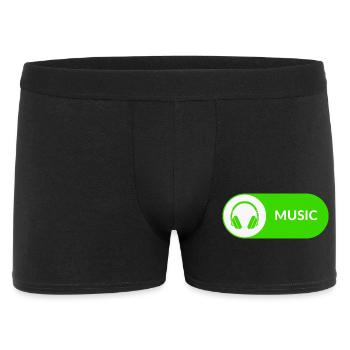 Music button - Men's Boxer Shorts - black - Front