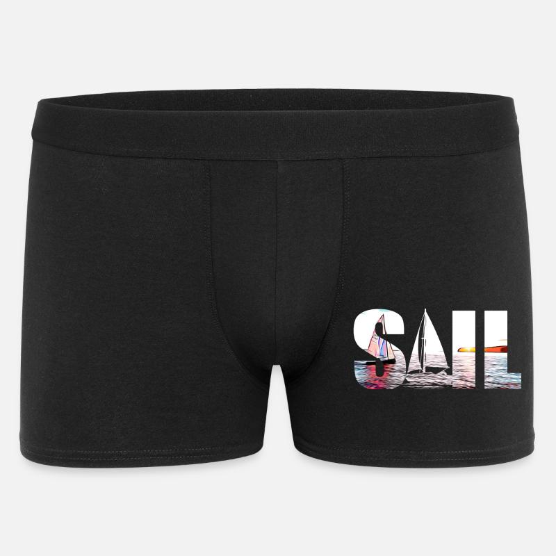 SEGEL - Männer Boxer Shorts - Schwarz