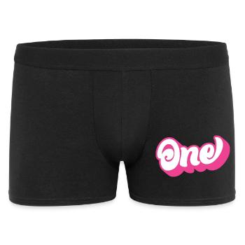One 1st Birthday For Girls 1 Year Old - Men's Boxer Shorts - black - Front
