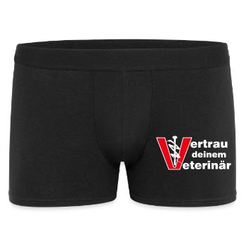 Veterinär Vertrauen Tierarzt Vet - Männer Boxer Shorts - Schwarz - Vorne