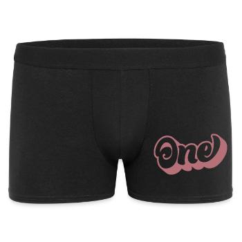 One 1st Birthday For Girls 1 Year Old - Men's Boxer Shorts - black - Front