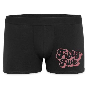 Fifty-five 55th Birthday Women Her 55 Years Old - Men's Boxer Shorts - black - Front