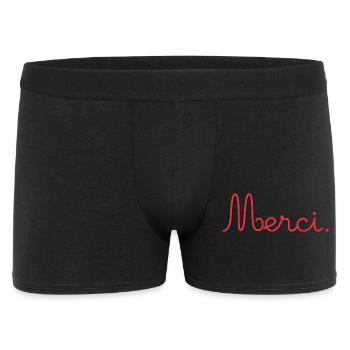 MAÎTRESSE. MERCI. MERCI MAÎTRESSE - Boxer Homme - noir - Devant
