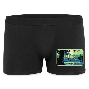 Vue Château de Chenonceau : Vallée de la Loire - Boxer Homme - noir - Devant