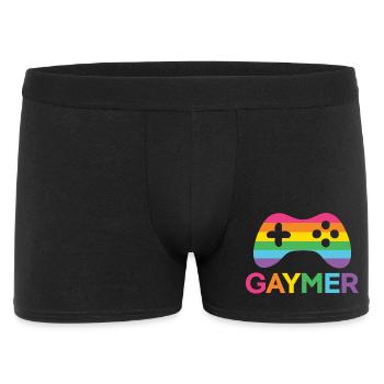 LGBT Pride Month - Gaymer - Men's Boxer Shorts - black - Front