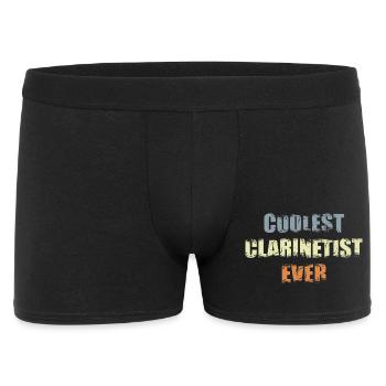 Coolest clarinet player - Men's Boxer Shorts - black - Front