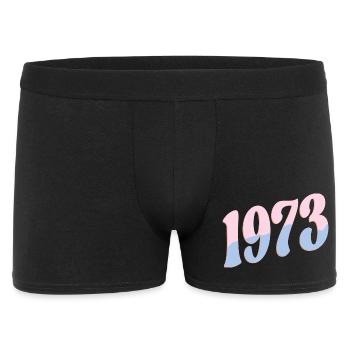 Cadeaux d’anniversaire 1973 Rétro - Boxer Homme - noir - Devant