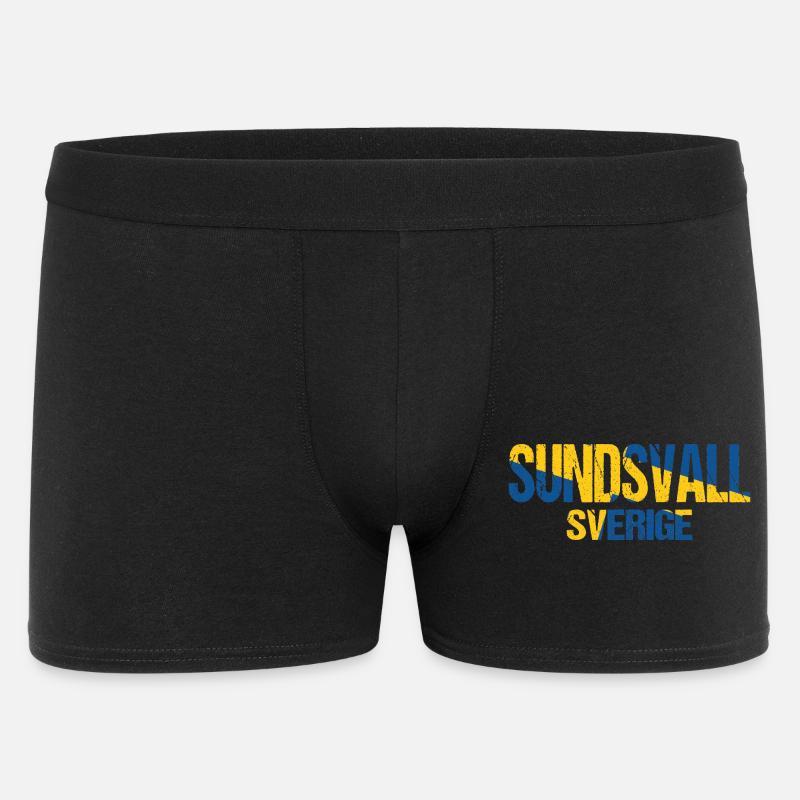 Sundsvall Servige - Männer Boxer Shorts - Schwarz