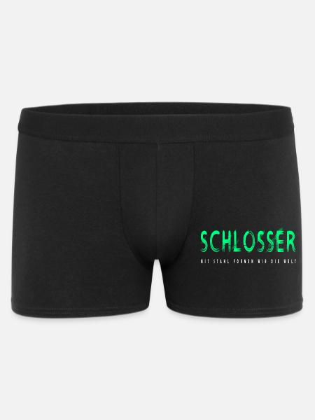 Schlosser Handwerker Design - Männer Boxer Shorts - Schwarz