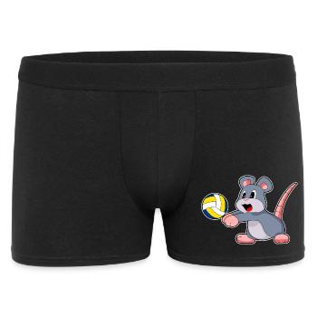 Joueuse de volley-ball souris Volley-ball - Boxer Homme - noir - Devant