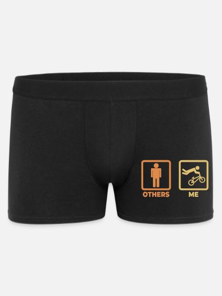 BMX Witz - Männer Boxer Shorts - Schwarz