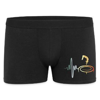 Vintage Trampoline Jumping Kid - Men's Boxer Shorts - black - Front