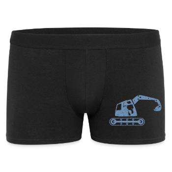 Excavators, excavator operators, construction equipment operators – - Men's Boxer Shorts - black - Front