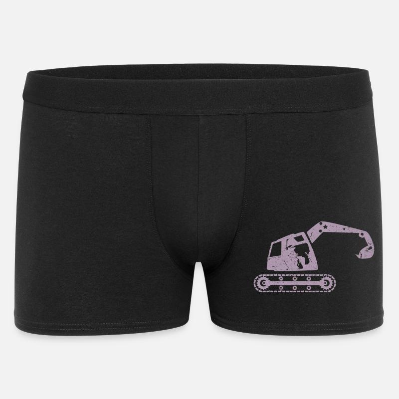 Bagger Baggerfahrer Baugeräteführer – - Männer Boxer Shorts - Schwarz